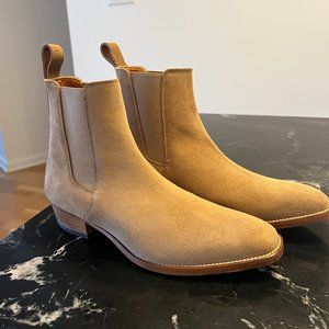 Oro Emma Brown Suede Chelsea Boots